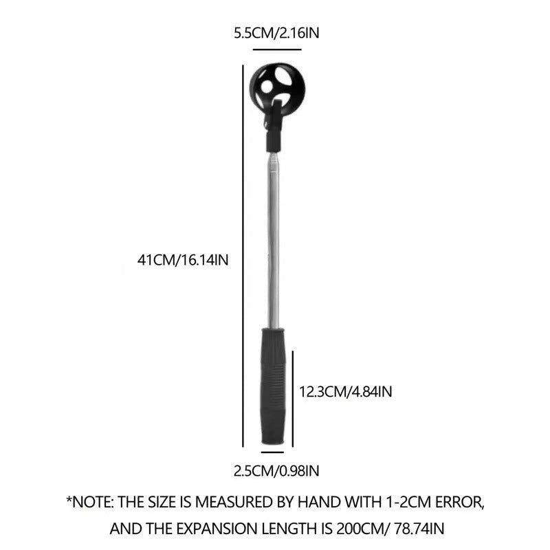 Stainless Steel Antenna Portable Golf Retractable Ball Retriever