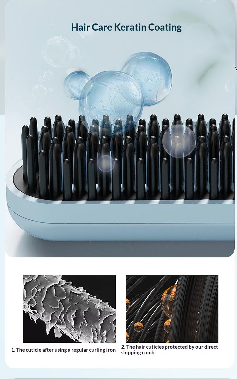 New Straightening Comb   Volumizing Flat Iron