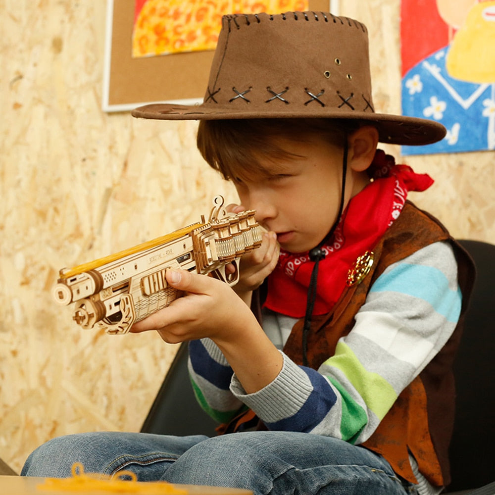 Robotime Gun Blocks Model Buliding Kit Toys Gift For Children Kids Boys Birthday Gift