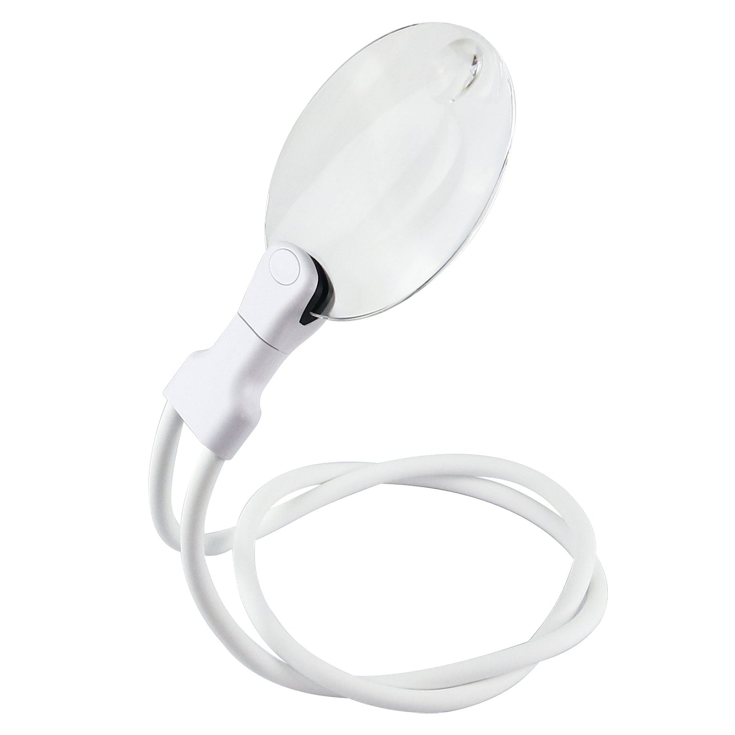 White Desktop Dual-purpose Reading HD Magnifier