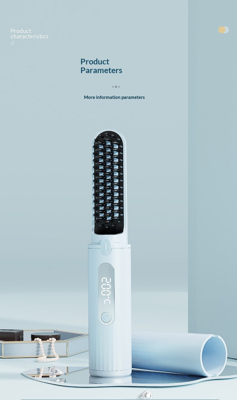 New Straightening Comb   Volumizing Flat Iron