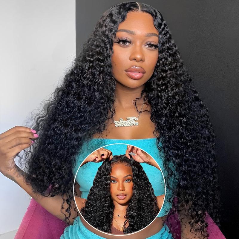 Wig Glueless Deep Wave Lace Set