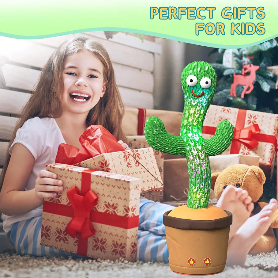 Musical Dancing Cactus Plush Toy