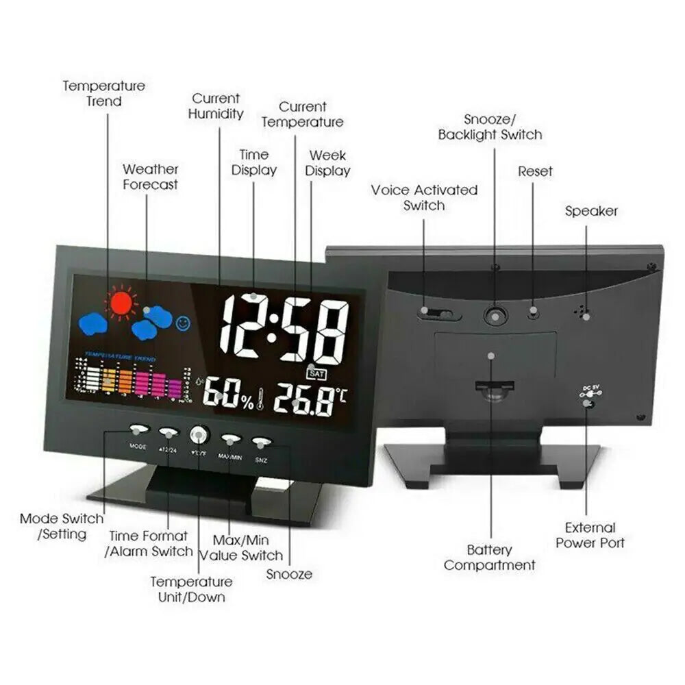 All-in-One LED Smart Clock