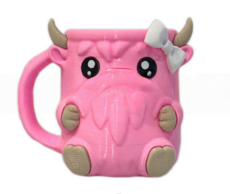 Penguin Pebbles Ice Pint Holder Cow Cup