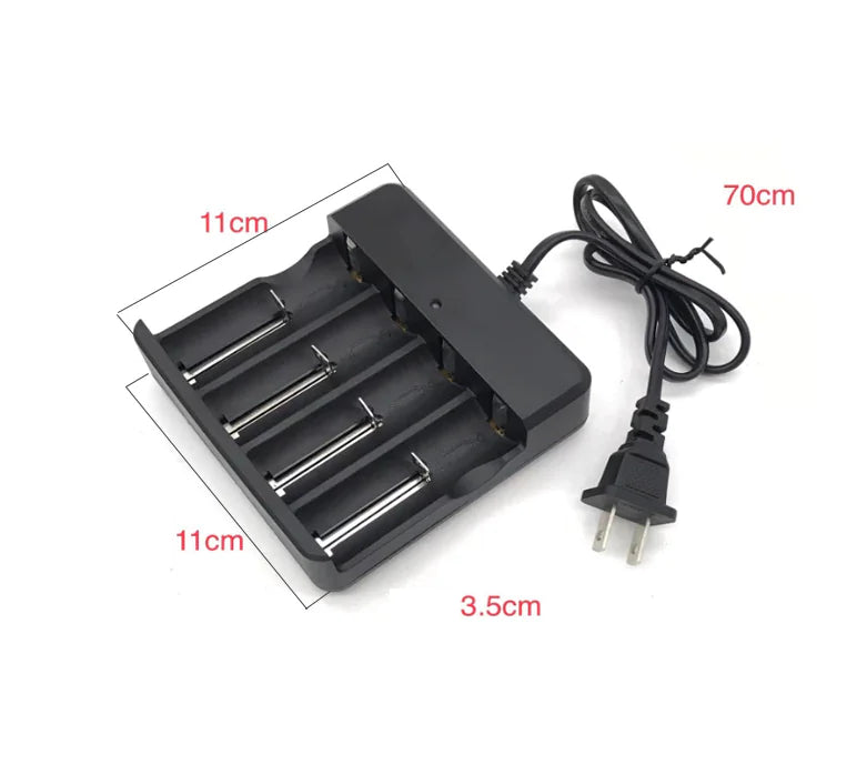 Smart Li-ion Charger 3.7V Universal Slots - USA