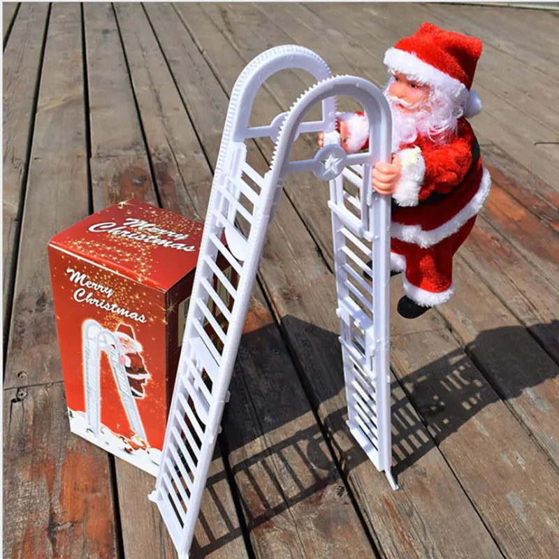 Santa Climber Decor