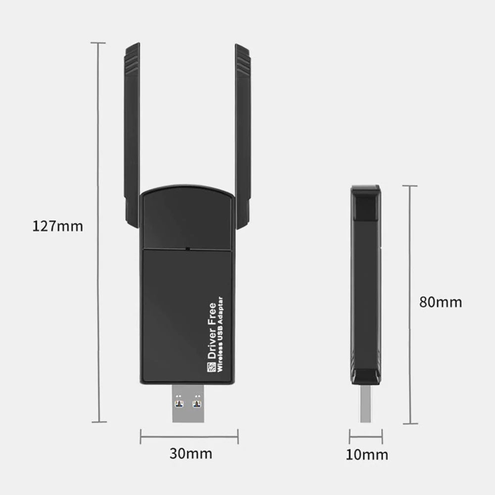 Dual Band Wireless USB 3.0 Adapter 1300Mbps