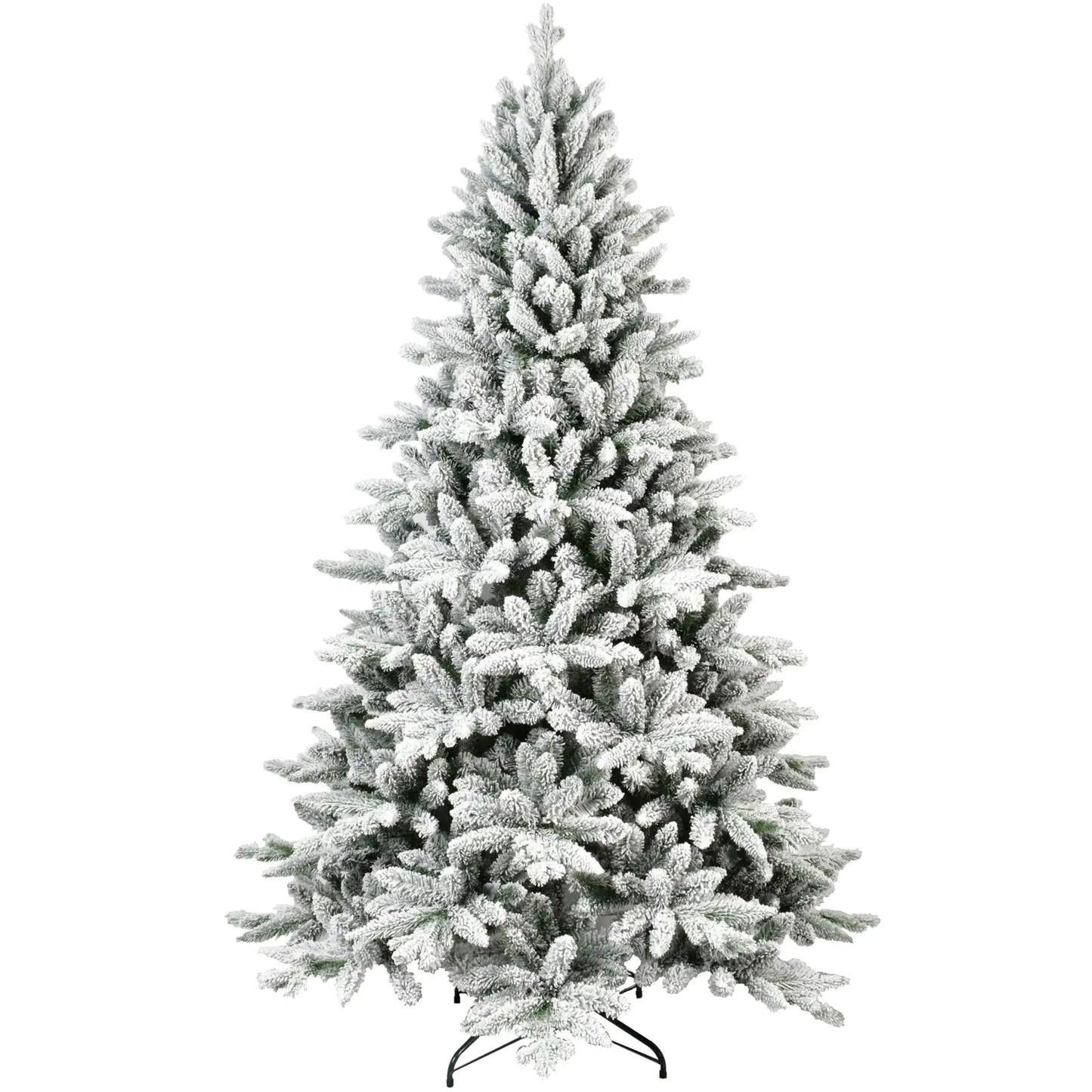 Snowy Serenity PVC Flocked Christmas Tree