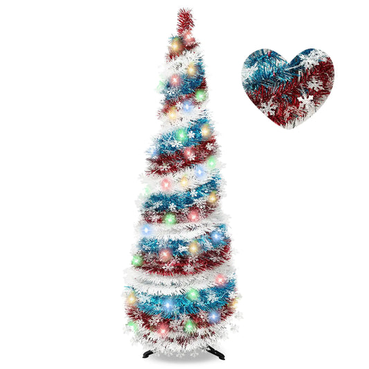 5FT Sparkling LED Pop-Up Christmas Tree