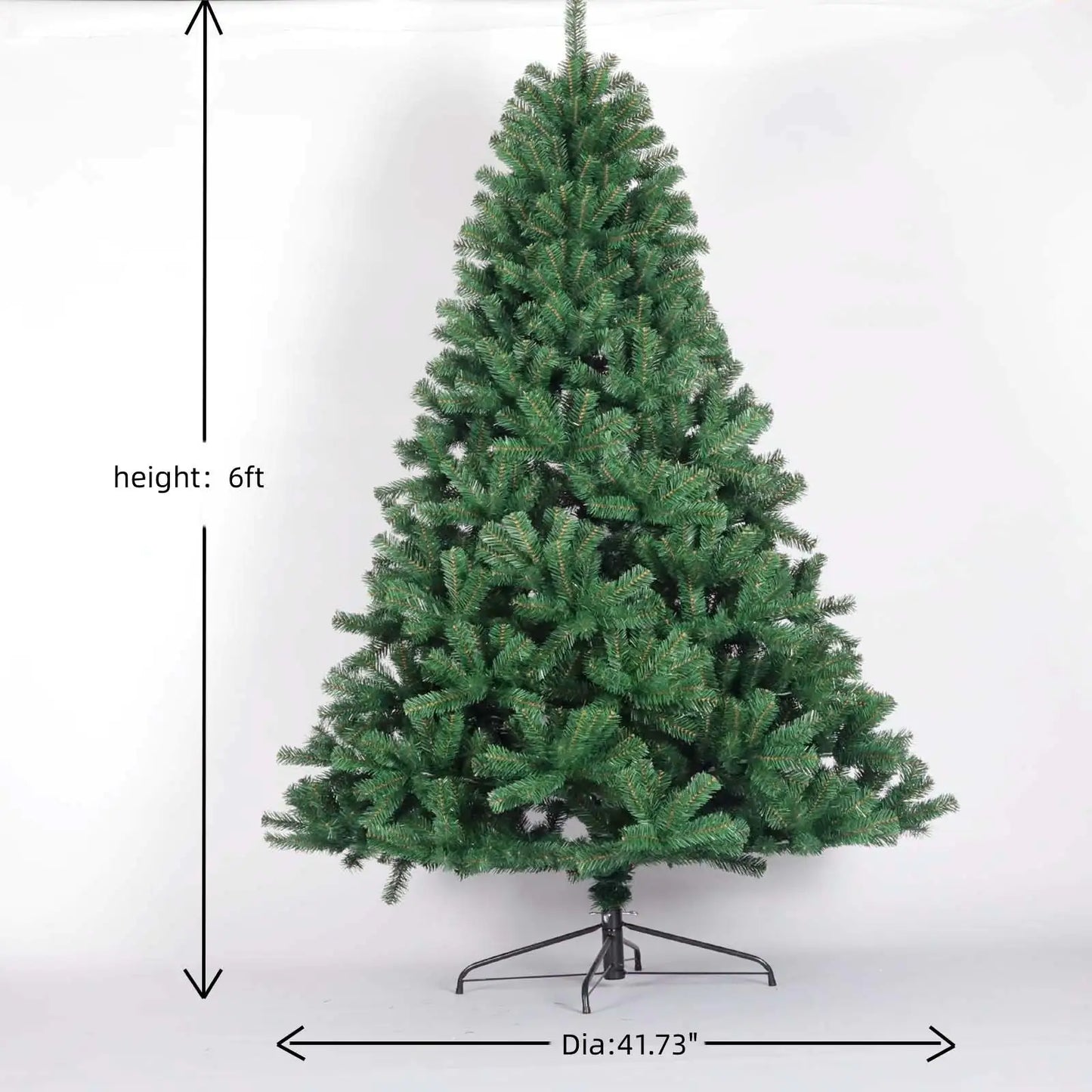 6-Foot Spruce-Style PVC Christmas Tree