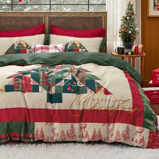 Festive Tree Duvet Set - Queen Size