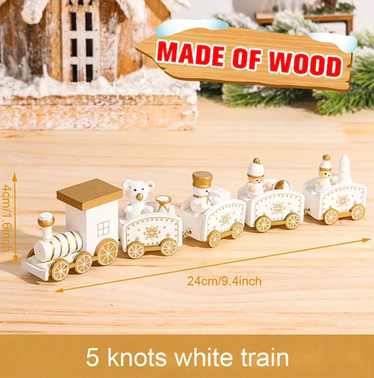 Christmas Train Merry Christmas Decorations For Home 2025 Cristmas Ornament Xmas Navidad Noel Gifts Happy New Year 2026 Gifts