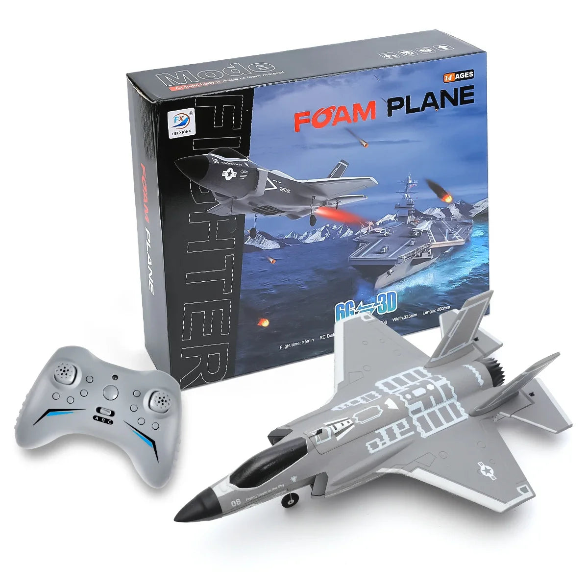 F35 Fighter Jet RC Plane FX9635 4CH Remote Control Airplane High Brushless Stunt Flying Glider Model Toys for Adults Boys Gift