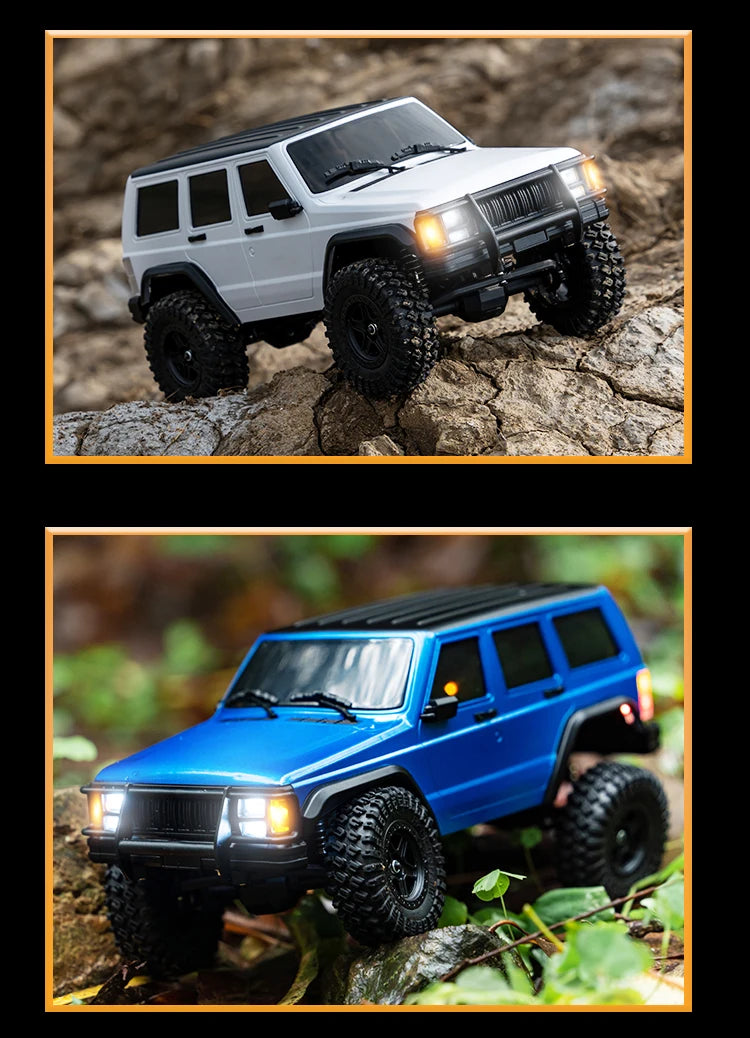C8809 1/18 RC Car 2.4G Remote Control Crawler 4WD Electric Climbing Off-Road Model Car Toys for Children