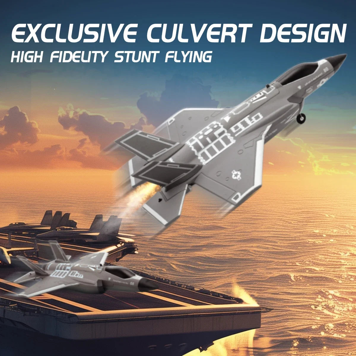 F35 Fighter Jet RC Plane FX9635 4CH Remote Control Airplane High Brushless Stunt Flying Glider Model Toys for Adults Boys Gift