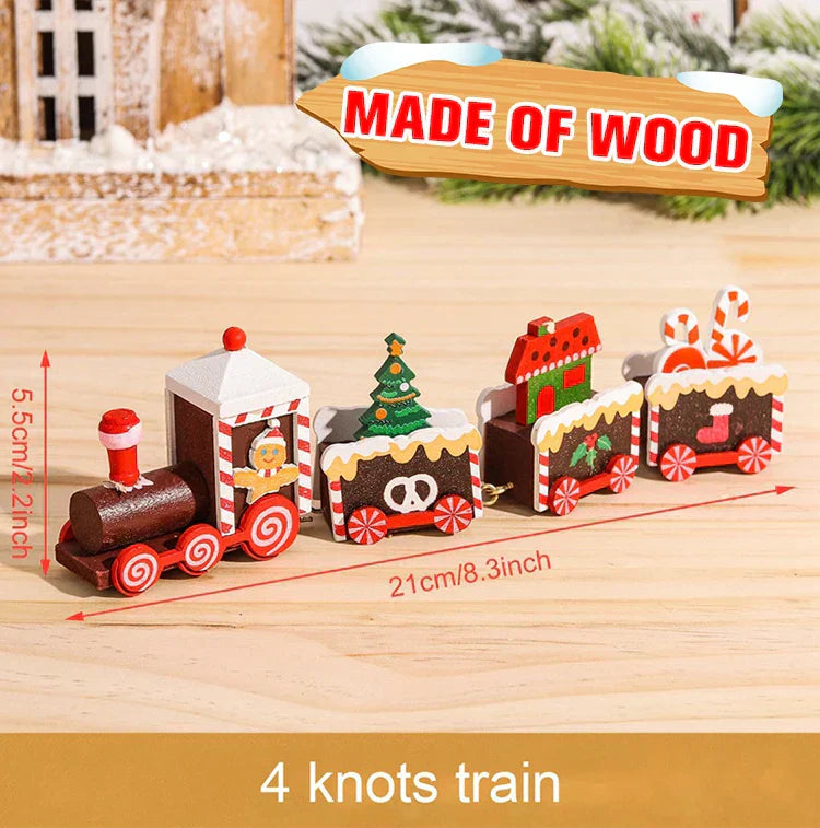 Christmas Train Merry Christmas Decorations For Home 2025 Cristmas Ornament Xmas Navidad Noel Gifts Happy New Year 2026 Gifts