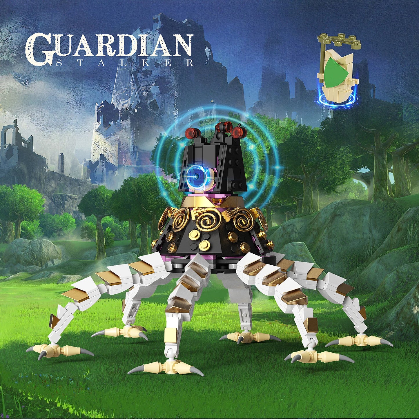 Multi Foot Monster Building Block Game-Themes Brick Toys Christmas Collection Gift for Fans Kids