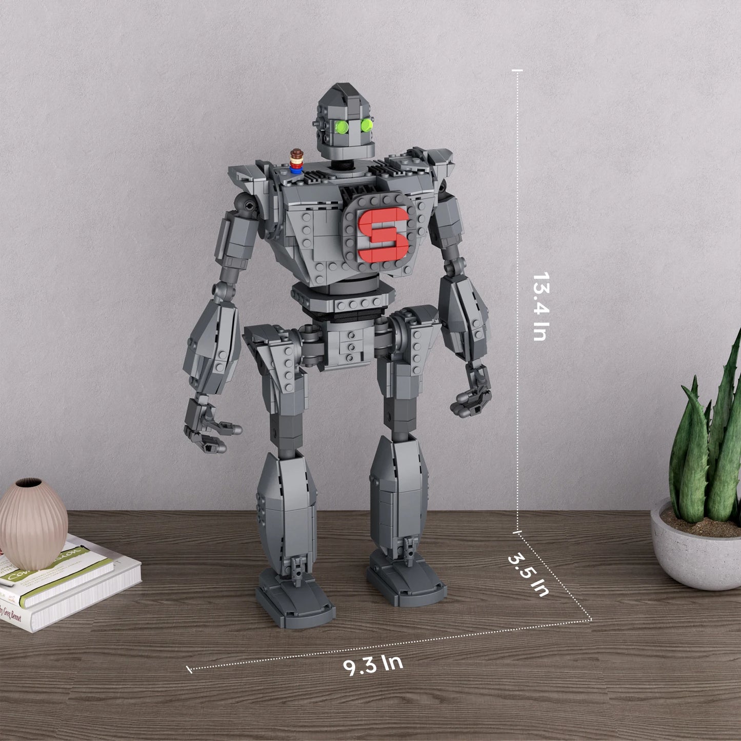 883PCS The Metal Giant Building Block Toy Set Classic Action Robot Figure Block Model Christmas Gifts for Movie Fans