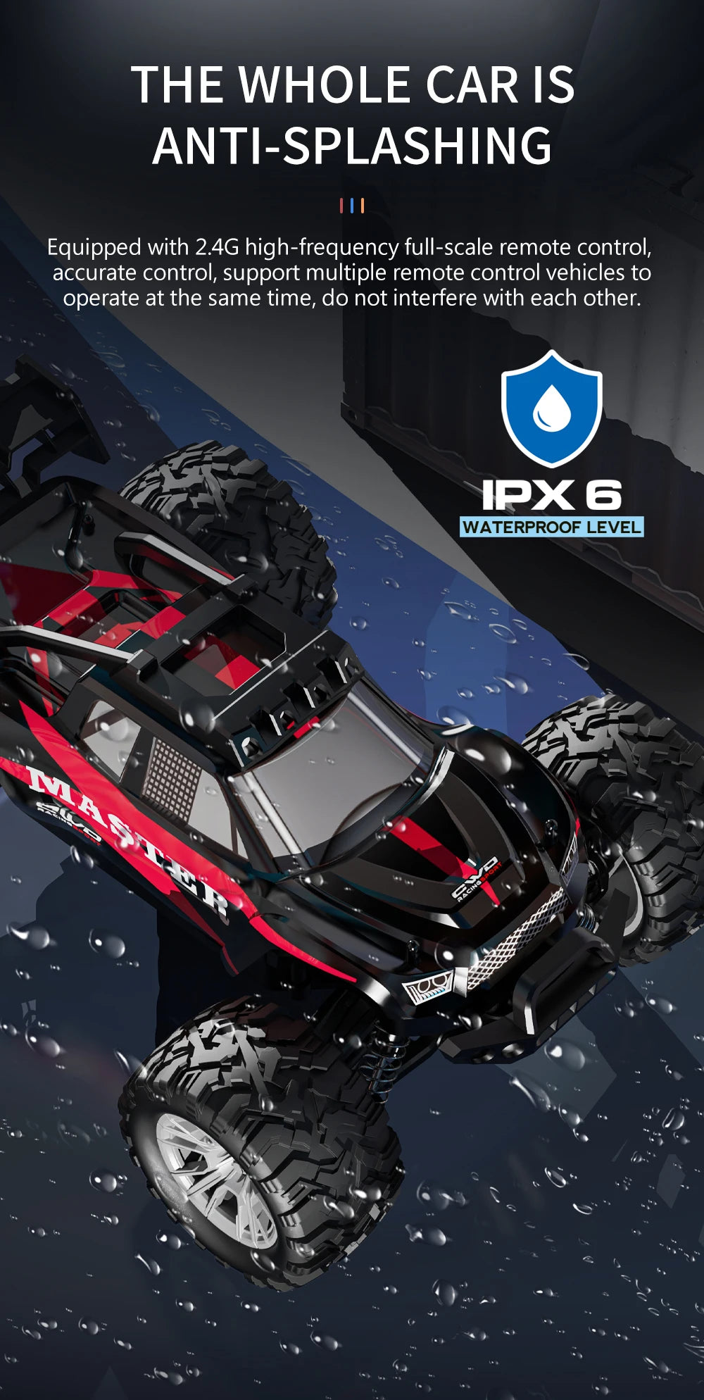 40KM/H High Speed KF15 1:16 RC Car 2.4G Remote Control Truck Electric Off-Road Drift Racing Car Toys