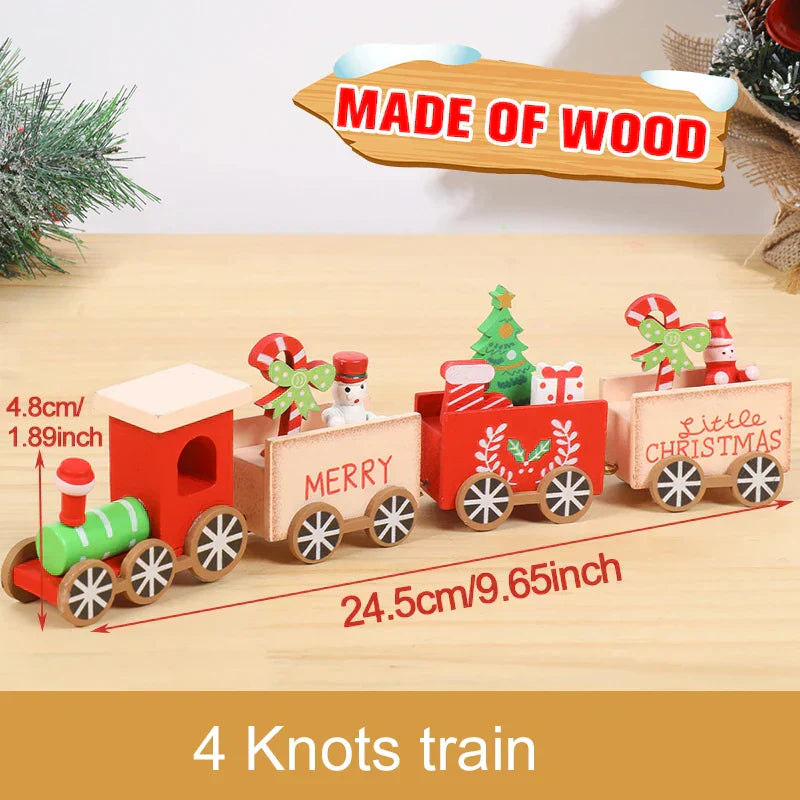 Christmas Train Merry Christmas Decorations For Home 2025 Cristmas Ornament Xmas Navidad Noel Gifts Happy New Year 2026 Gifts