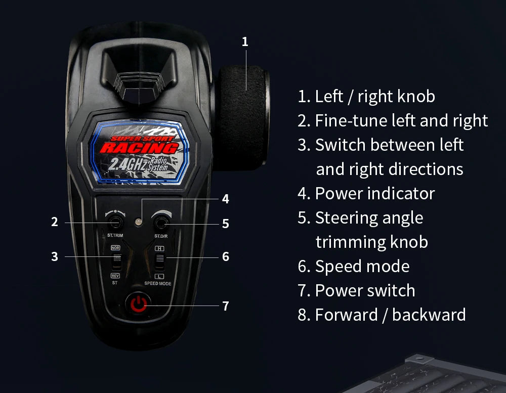 40KM/H High Speed KF15 1:16 RC Car 2.4G Remote Control Truck Electric Off-Road Drift Racing Car Toys