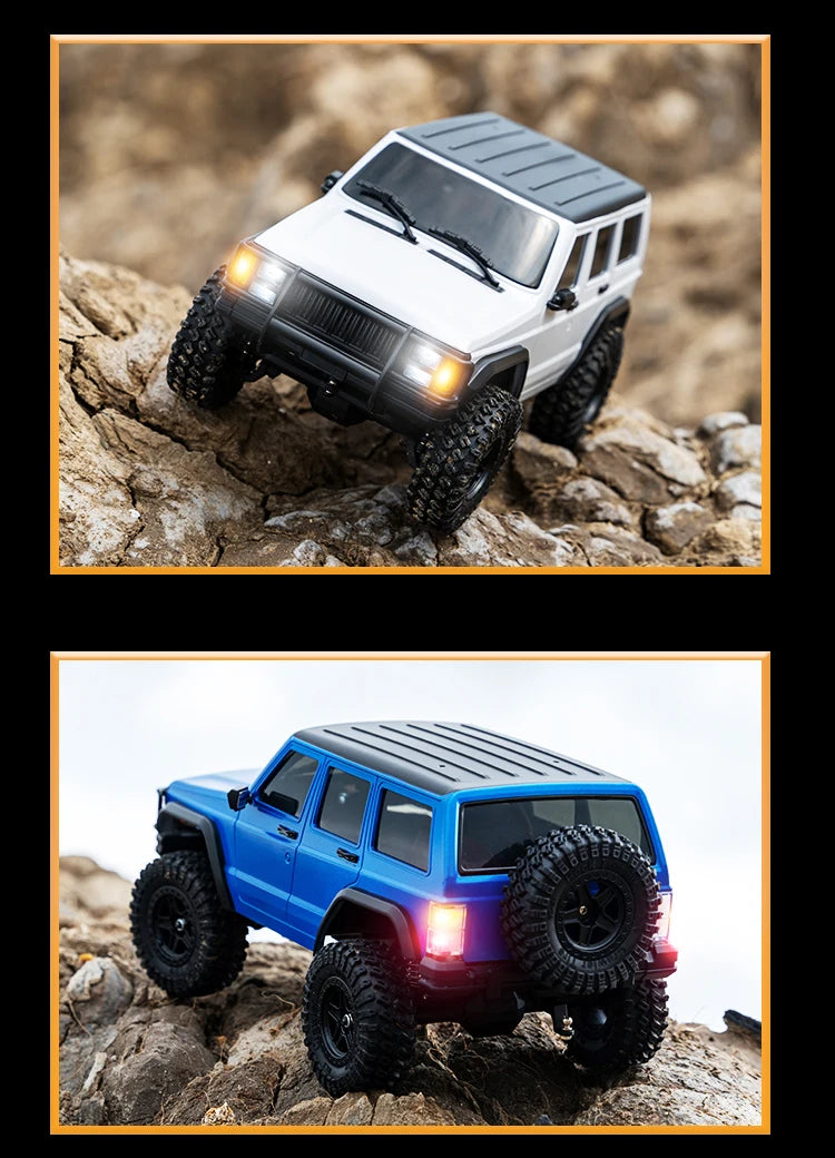 C8809 1/18 RC Car 2.4G Remote Control Crawler 4WD Electric Climbing Off-Road Model Car Toys for Children