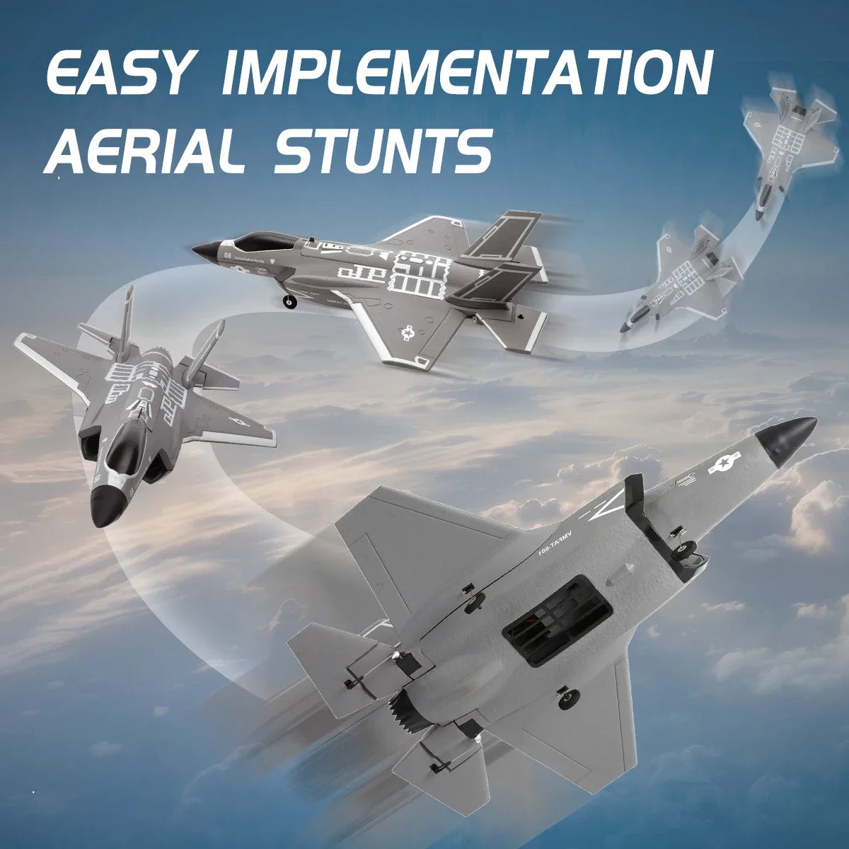 F35 Fighter Jet RC Plane FX9635 4CH Remote Control Airplane High Brushless Stunt Flying Glider Model Toys for Adults Boys Gift