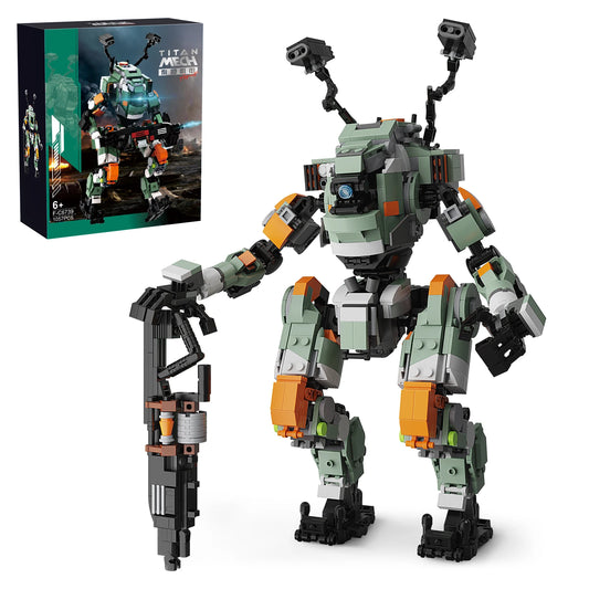 Vanguard Class Titan Building Block Set Mech Fighter Robot Block Toys Christmas Collection Gifts for Movie Fans Kids Adults