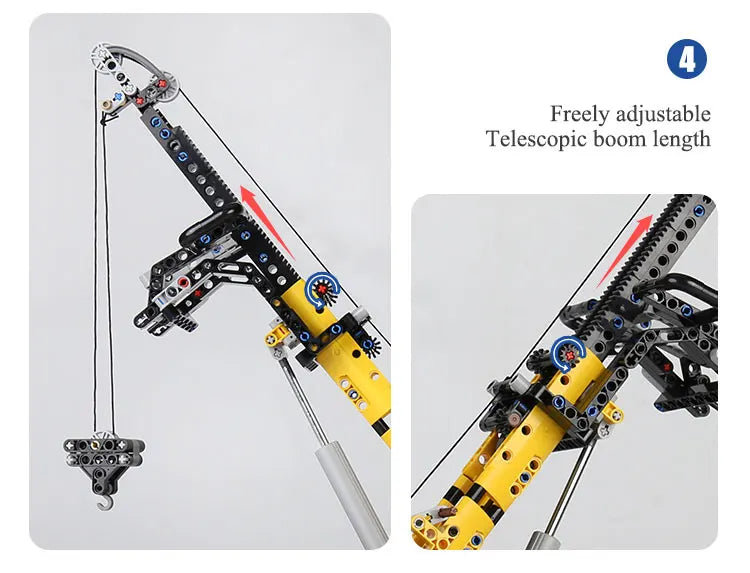 Mould King 17011 Technical Truck Toys The MOC-43434 Tow Truck Building Block Assembly Car Brick Set Kids Christmas Gift