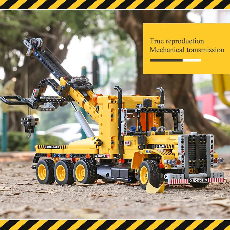 Mould King 17011 Technical Truck Toys The MOC-43434 Tow Truck Building Block Assembly Car Brick Set Kids Christmas Gift