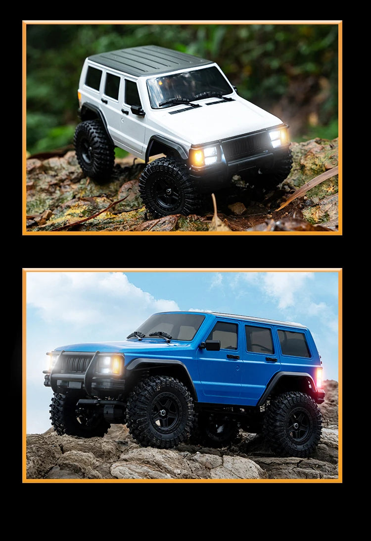 C8809 1/18 RC Car 2.4G Remote Control Crawler 4WD Electric Climbing Off-Road Model Car Toys for Children