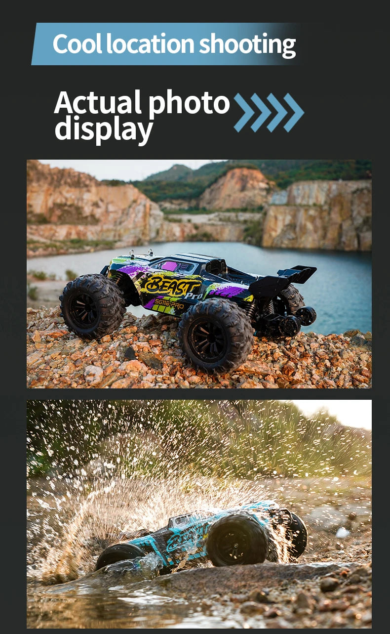 ZLL SG316 MAX 1:16 High Speed Drift Racing Car 80KM/H Brushless Motor 4WD RC Off Road Car Monster Trucks Toys for For Kids Gifts