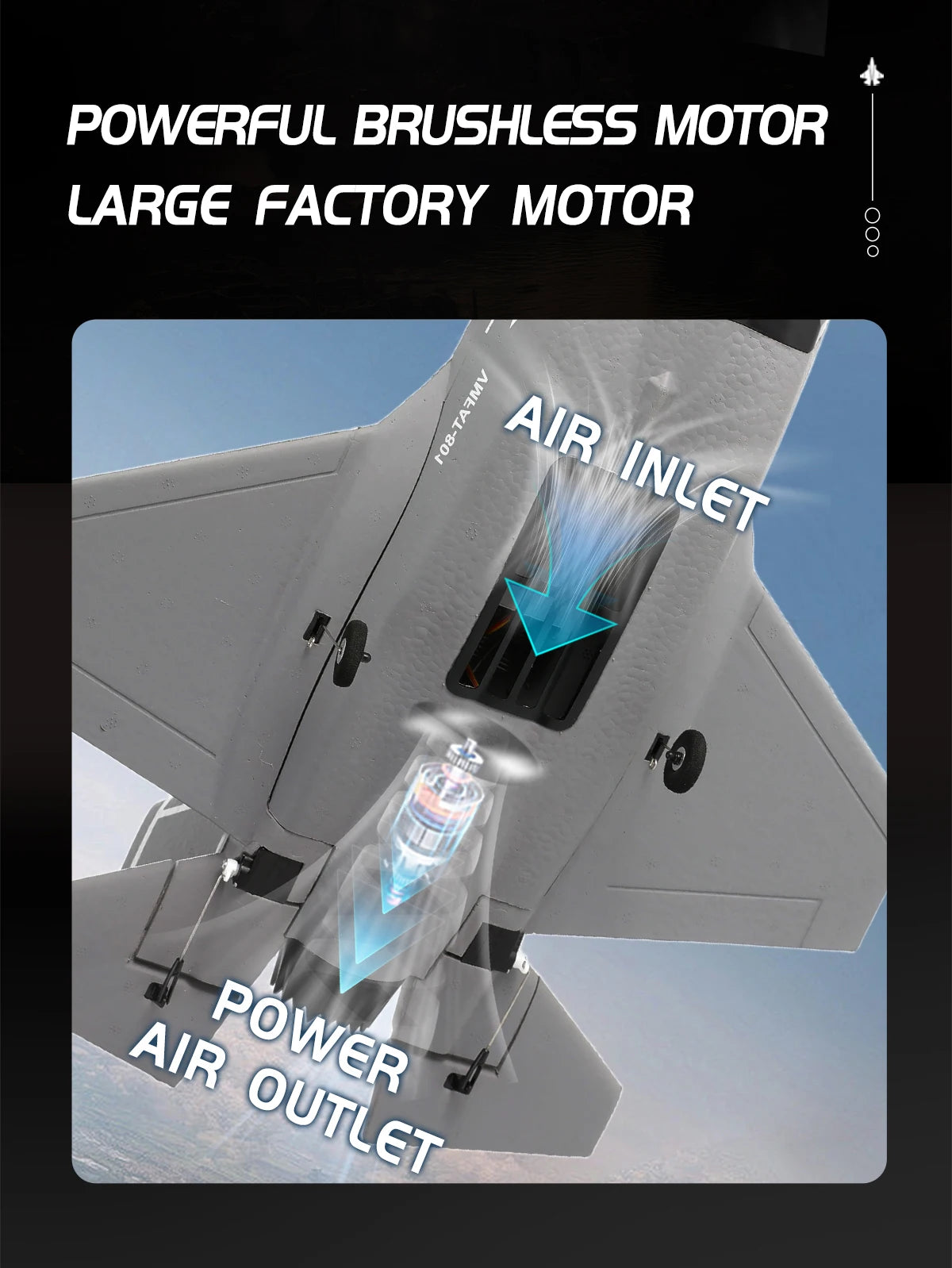 F35 Fighter Jet RC Plane FX9635 4CH Remote Control Airplane High Brushless Stunt Flying Glider Model Toys for Adults Boys Gift