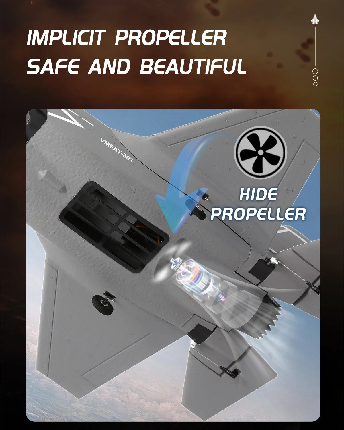 F35 Fighter Jet RC Plane FX9635 4CH Remote Control Airplane High Brushless Stunt Flying Glider Model Toys for Adults Boys Gift