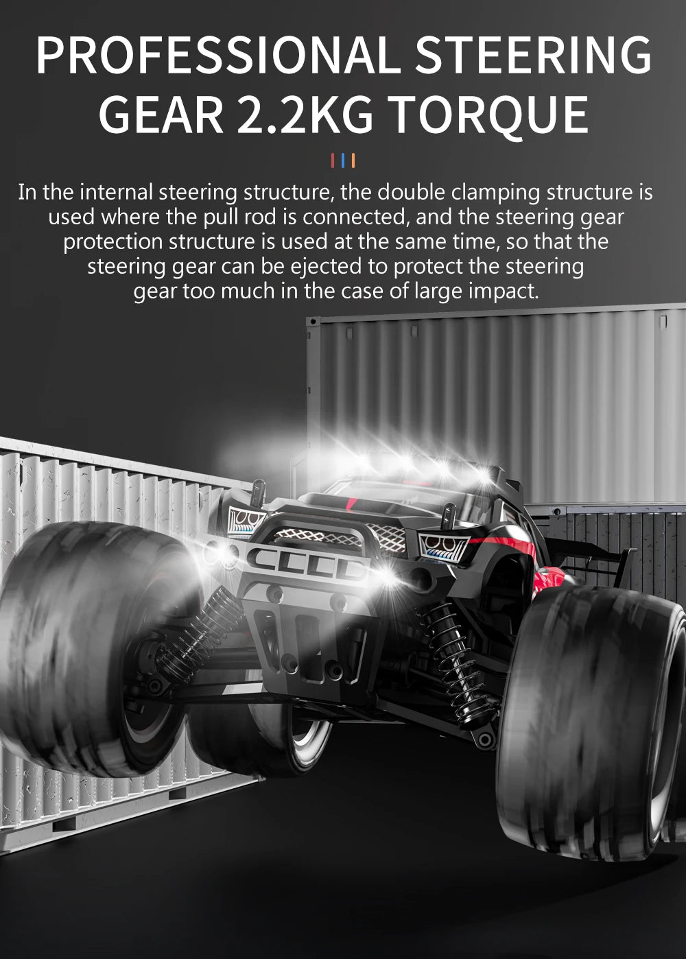 40KM/H High Speed KF15 1:16 RC Car 2.4G Remote Control Truck Electric Off-Road Drift Racing Car Toys