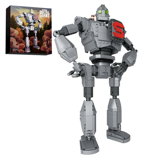 883PCS The Metal Giant Building Block Toy Set Classic Action Robot Figure Block Model Christmas Gifts for Movie Fans
