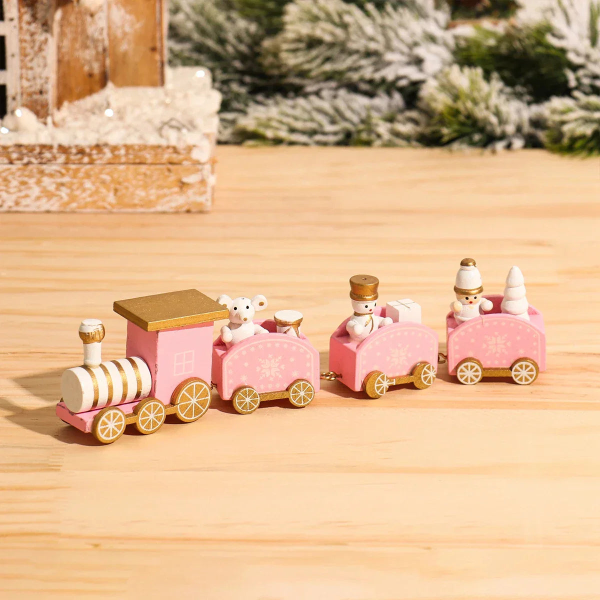 Christmas Train Merry Christmas Decorations For Home 2025 Cristmas Ornament Xmas Navidad Noel Gifts Happy New Year 2026 Gifts