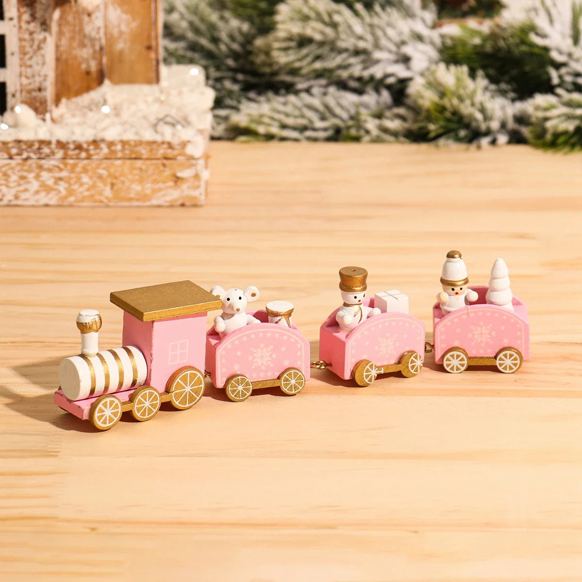 Christmas Train Merry Christmas Decorations For Home 2025 Cristmas Ornament Xmas Navidad Noel Gifts Happy New Year 2026 Gifts