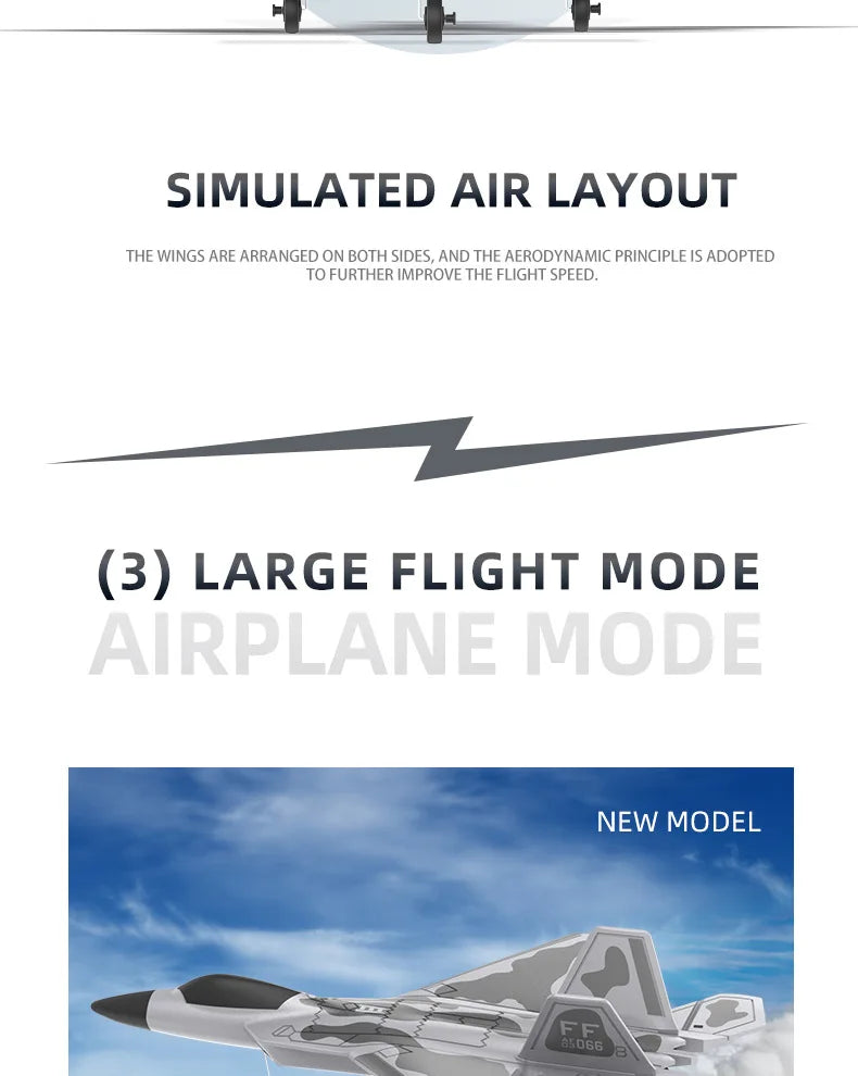 Bm22 rc f22 plane raptor 4ch Large Fighter Jet Fixed-wing Remote Control Foam Glider Electric Model Airplane Toys rc rtf