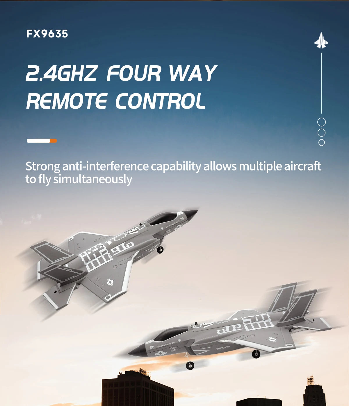 F35 Fighter Jet RC Plane FX9635 4CH Remote Control Airplane High Brushless Stunt Flying Glider Model Toys for Adults Boys Gift