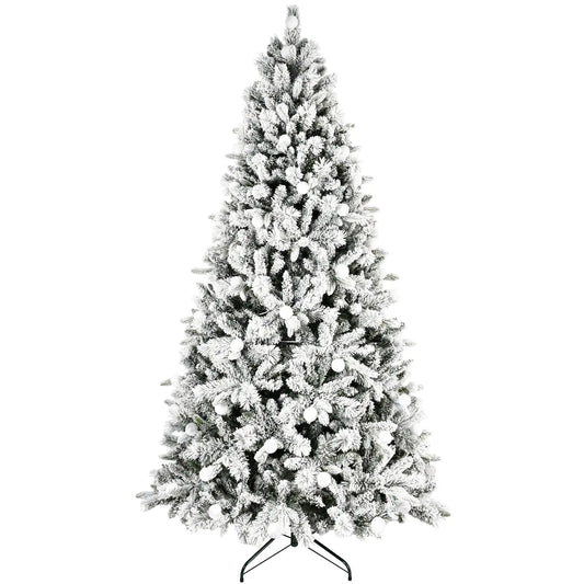 8-Foot Bi-Color LED Spotlight Christmas Tree