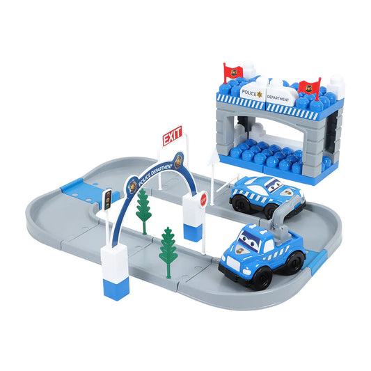 Metro Patrol Toy Car Set - 52 Pieces