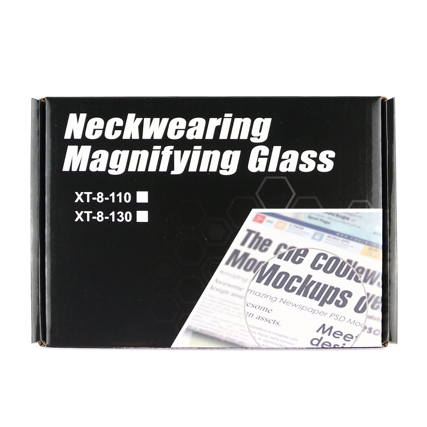 White Desktop Dual-purpose Reading HD Magnifier