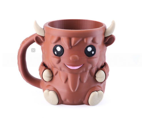 Penguin Pebbles Ice Pint Holder Cow Cup