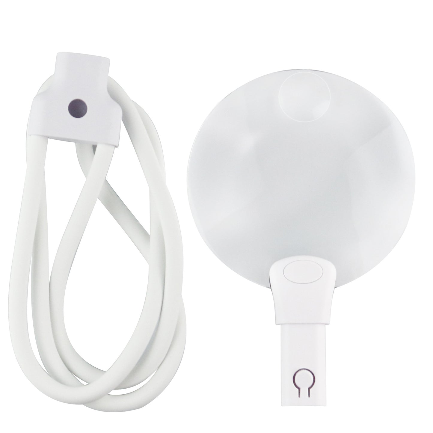 White Desktop Dual-purpose Reading HD Magnifier