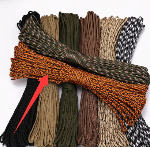 7-strand 4mm Paracord Jewelry Braiding Cord, Multi-functional For Mountaineering And Paratroopers