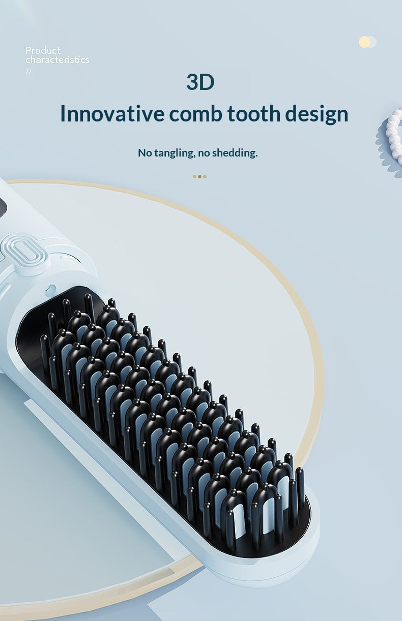 New Straightening Comb   Volumizing Flat Iron