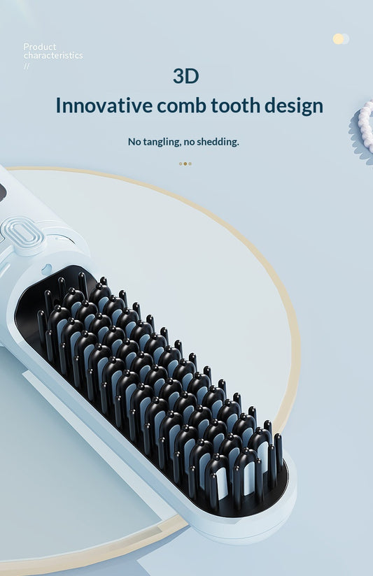 New Straightening Comb   Volumizing Flat Iron