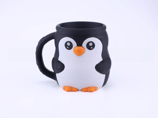 Penguin Pebbles Ice Pint Holder Cow Cup